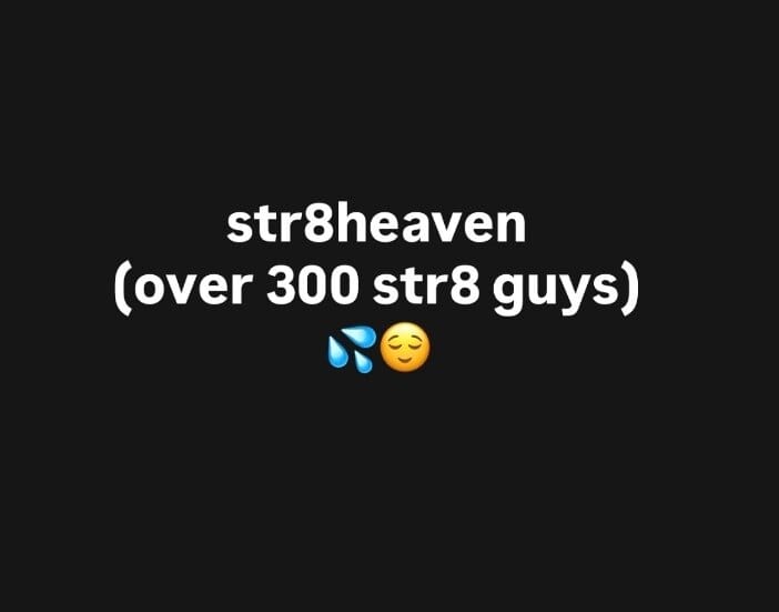 1 Fem btm for over 300 Masc str8 guys Trans OnlyFans - @str8heaven